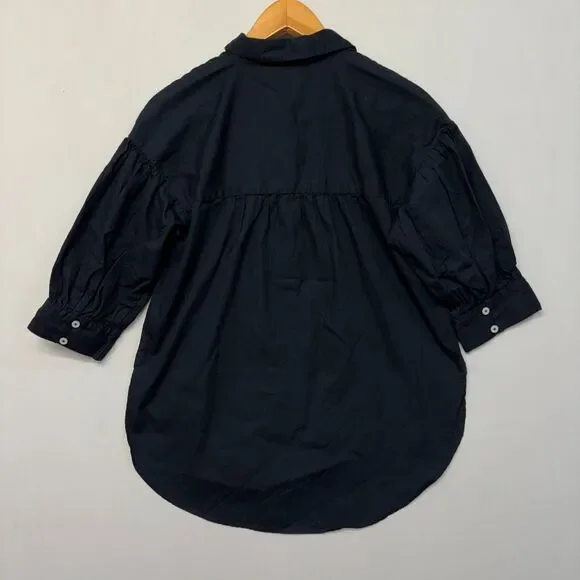 Maeve by Anthropologie Blouse Top Button Shirt Size SP Small Petite D049 -27 - Picture 15 of 16